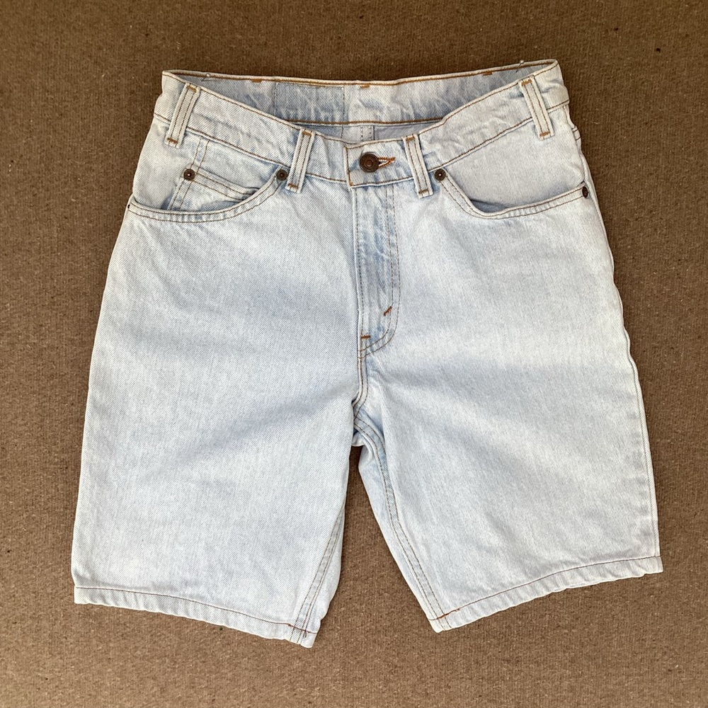 Light Blue Denim Men's Shorts
